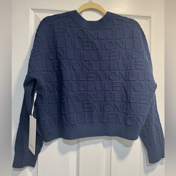 Lululemon Cotton-Blend Jacquard Crewneck Sweater NWT Size XS - Picture 5 of 8